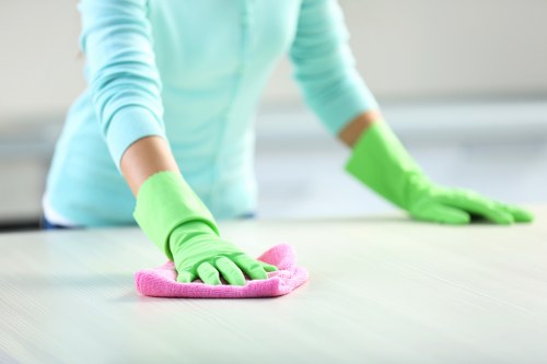 Step-by-step rug cleaning process with drying and finishing in Chingford